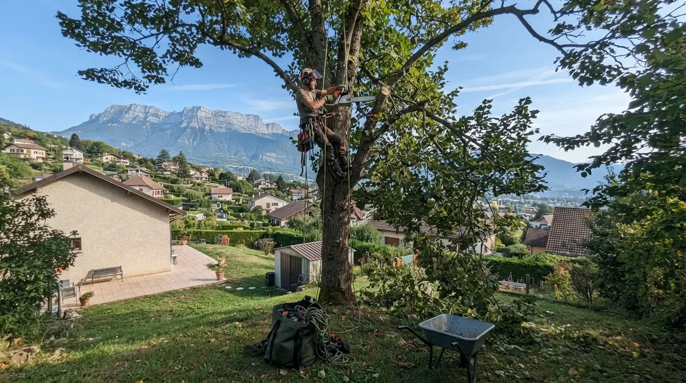 Élagueur professionnel à Barberaz : taille, abattage et entretien de vos arbres